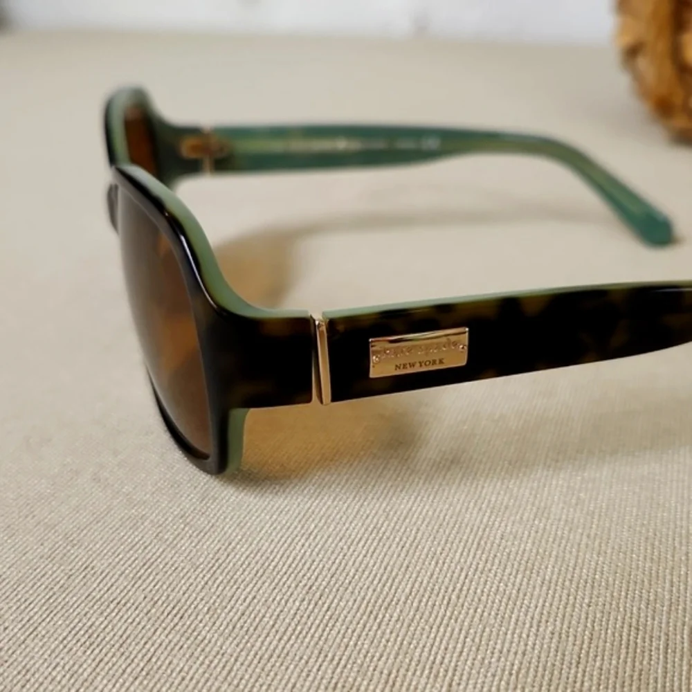 Kate Spade Frames Green and Animal Print / Will Need Correct Lenses
